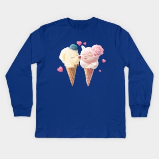 Ice Cream Love Kids Long Sleeve T-Shirt